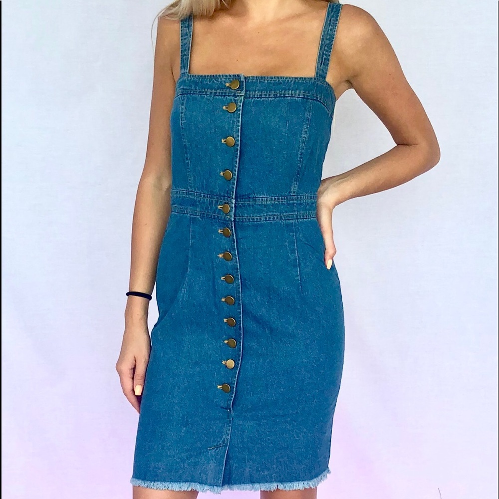 Denim Midi Dress